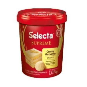 GANACHE CHOCOL.BRANCO SELECTA 1,01KG