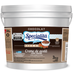 PASTA SPECIALITA ZERO CREME DE AVELÃ 3KG